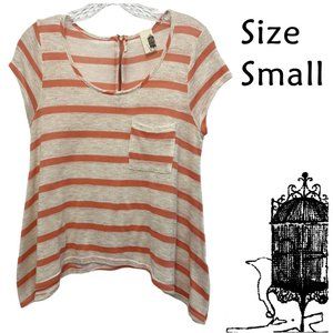 Anthro Francesa's Bird Cage Size Small Orange Stripe